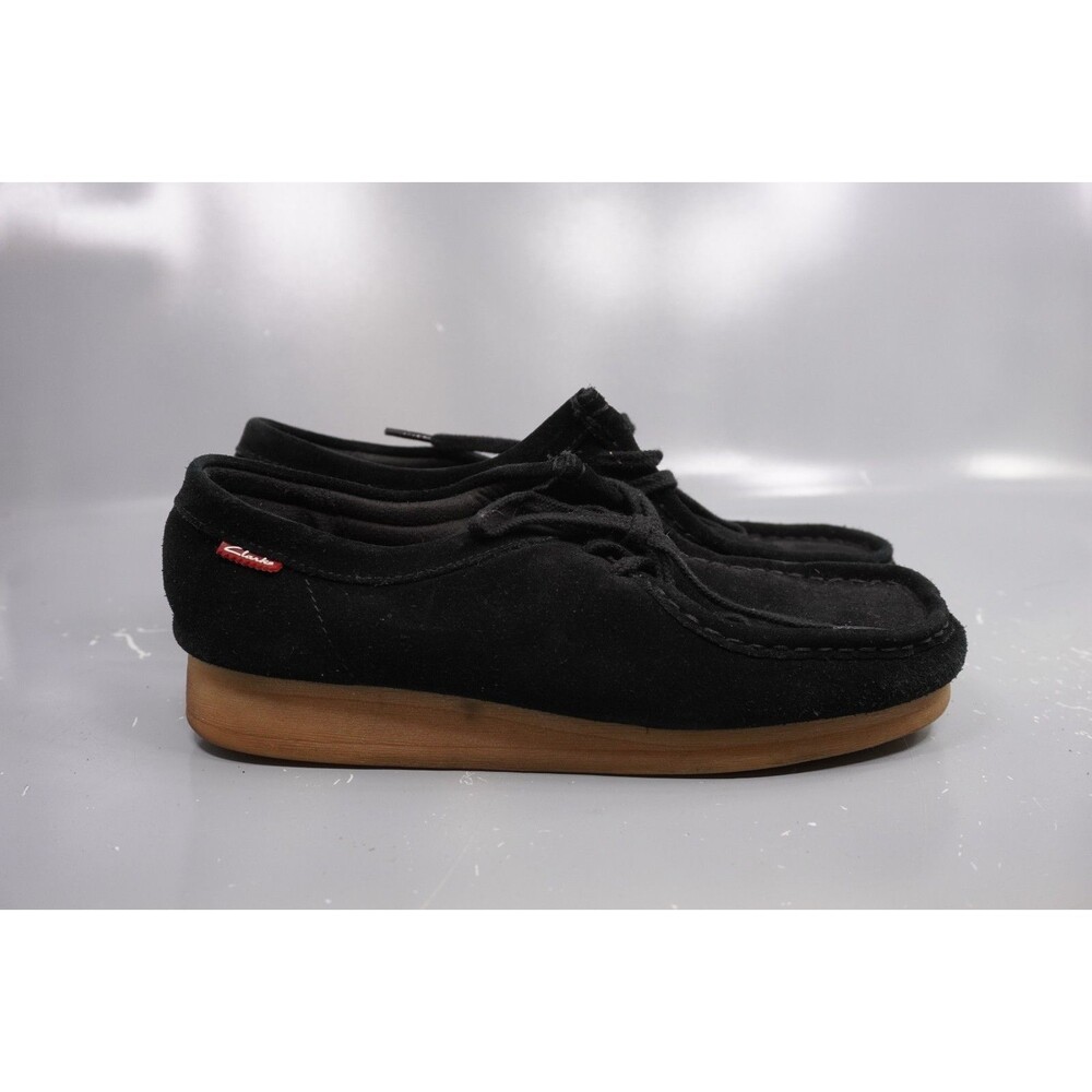 Clarks Originals Wallabee Women's Size 8.5M Deep Black Suede Moc